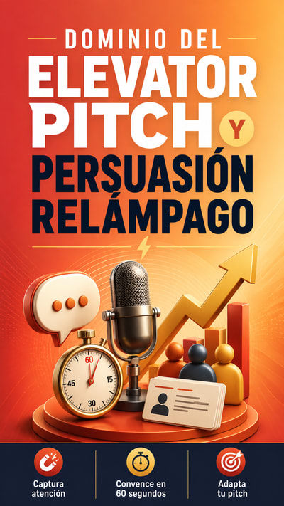 Dominio del Elevator Pitch y Persuasión Relámpago
